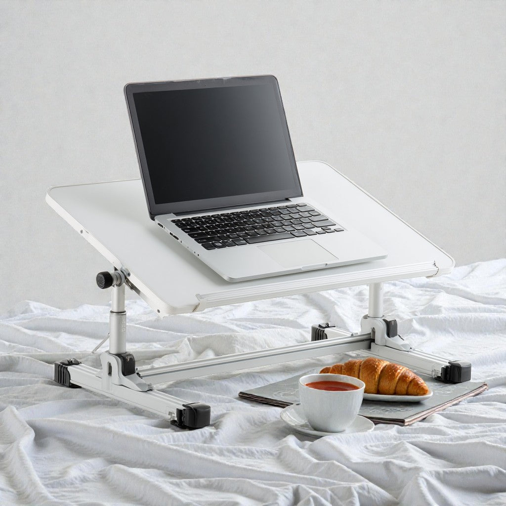 Sarex Adjustable Ergonomic Desk - Cloud White